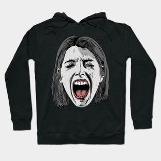 Screaming Woman Hoodie